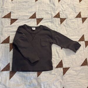 Jamie Kay Charcoal Long Sleeve Tee